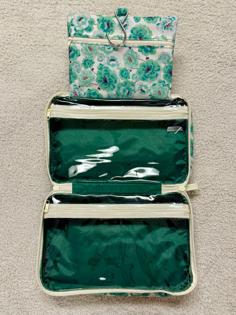 Papinelle Cosmetic Bag/Case Set Green Floral — image 4 of 8